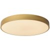 Lucide Lucide UNAR - Flush ceiling light - D80 cm - LED Dim. - 1x80W 2700K - 3 StepDim - Matt Gold / Brass 79185/80/02
