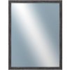 DANTIK - Zrkadlo v rámu, rozmer s rámom 70x90 cm z lišty LYON čierna (2705)