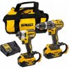 Súprava 18V 2x5Ah vŕtací skrutkovač DCD796 + rázový uťahovák DCF887 DeWALT DCK266P2TLR LANYARD READY