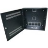 XtendLan 19 nástěnný vertikální rozvaděč 2U+4U, šířka 540mm, hloubka 150mm, perforované dveře, černý