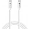 Sandberg nabíjecí kabel USB-C, 65W, 1m, bílá