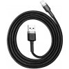 Baseus CALKLF-BG1 Cafule USB / Lightning QC 3.0 2.4A, 1m, černo-sivý