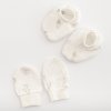 New Baby Dojčenský bavlnený set-capáčky a rukavičky Zoe