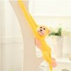 Leantoys Maskotka Pluszowa Małpka z Dźwiękiem Żółta 60 cm