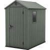 Záhradný domček Keter Darwin 4 x 6 zelený, s podlahou