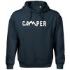 Camper nápis - Oversized mikina pánska Moon - kratšia + širšia - L ( Tmavomodrá (veľmi tmavá - skoro čierna) )