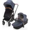 ZOPA Kombinovaný kočík Evoque + Farebný set, podvozok silver/brown Varianta: jeans