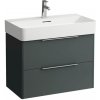 Laufen Spodná skrinka pod umývadlo 75 cm, sivá prevádzka H4023521102661