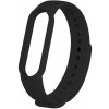 Silikonový náramok pre Xiaomi Mi Band 5/6 Black (Bulk)