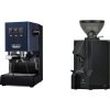 Gaggia New Classic E24, blue + Eureka Mignon Manuale, BL black