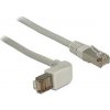 Delock 83524 RJ45 Cat.6 SSTP pravoúhlý / přímý, 0,5m
