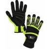 Canis CXS Rukavice YEMA, kombinovaná, žluto-černá 322001516010 10