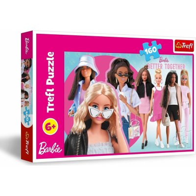 TREFL Puzzle Barbie a jej svet 160 dielikov