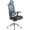 Ergonomická kancelárska stolička OfficePro Merope Farba: modrá, Opierka hlavy: s opierkou 3 farby