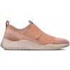 Clarks Sift Slip béžovo-ružové kožené zasúvacie