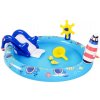 Vodné ihrisko/bazén pre deti s postrekovačom modrá