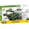 COBI 2296 World War II Americký ozbrojený terénny automobil Jeep Willys MB 1:35