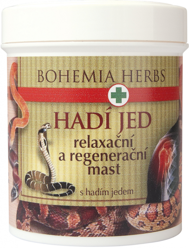 Bohemia Herbs Hadí jed relaxačná a regeneračná masť 25 ml