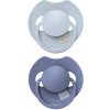 LOVI Cumlík silikónový dynamický Prime 18m+ 2ks Baby Blue/Blue
