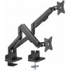 Fellowes Držák monitoru Brateck LDT62-C024 dvě ramena vedle sebe plynová vzpěra