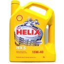 Motorový olej Shell Helix HX5 15W-40 5 l
