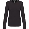 Kariban Tričko K383, dlouhý rukáv, dámské COT20K38367001-dark grey S Šedá tmavá