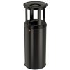 Odpadkový kôš s popolníkom ProfiLine combi plus, 50 l, čierny