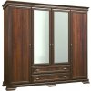 Kondela Kora KS3 4D so zrkadlom samoa king laminovaná doska 208 cm x 211 cm x 62 cm