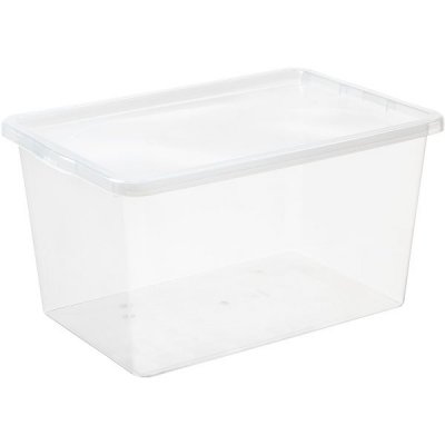 Plast Team Basic box 52 l 59,5 x 39,5 x 31 cm číry