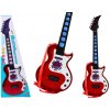 LEAN TOYS Elektrická detská gitara, melódie, svetelné efekty - červená