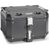 Vrchný čierny hliníkový kufor KAPPA TOP CASE K-FORCE KFR480B systém MONOKEY, 48L