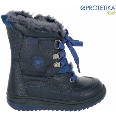 Protetika zimné topánky BORY blue zateplené kožušinkou