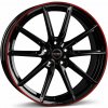 Borbet LX 8x18 5x112 ET44 black gloss rim red