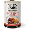 WILD FARM PURE MONO Hovädzie mäso, tekvica a quinoa 400 g jednozložkové krmivo pre psov
