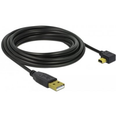 Delock 82684 kábel USB2.0 A - USB mini B 5m pravouhlý
