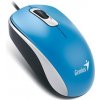 Genius Myš DX-110 31010116110, 1000DPI, optická, 3tl., drátová USB, modrá, standardní, univerzální