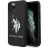US Polo Assn US Polo USHCN65SLHRBK iPhone 11 Pro Max čierna/čierna silikónová kolekcia