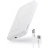 Baseus – Mini – powerbanka, USB-C, MagSafe nabíjanie, 20 W, 5000 mAh, kábel USB-C, 30 cm – biela KF2332488