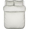 Posteľná bielizeň Classic Stripe s 2 obliečkami na vankúš 80 x 80 cm zapínanie na zips 200 x 220 cm sivobéžová