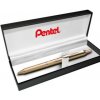 Pero gelové Pentel EnerGel BL407 - zlaté 0,7mm v dárkové krabičce