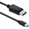 Qoltec Mini DisplayPort v1.1 | DisplayPort v1.1 | 4K | 1.8m