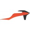 RTECH spojlery chladiča KTM, RTECH (oranžovo-čierne, pár)