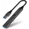 CONNECT IT USB-A hub, (1xUSB-A 3.0, 3xUSB-A 2.0), externí, antracitová CHU-4050-AN Connect IT