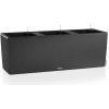 Lechuza geobra Kvetináč Lechuza Trio Stone all-in-one set Farba: Antracitová, Veľkosť: 30 (100 x 32 / 34 cm)