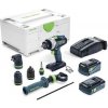 FESTOOL Akumulátorový skrutkovac s príklepom TPC 18/4 5,2/4,0 I-Set/XL-SCA QUADRIVE 576772