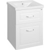 AQUALINE - FAVOLO umývadlová skrinka 52x72,5x44cm, biela mat FV255