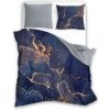 Faro obliečky bavlnený satén Minerál Blue 140x200 + 70x90