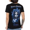 PitBull West Coast dámske tričko SANTA MUERTE BLUE black Farba: čierna, Veľkosti dámske: XS