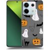 Picasee silikónový čierny obal pre Xiaomi Redmi Note 13 Pro 5G - Spooky crew