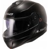 Čeľusťová prilba LS2 FF908 STROBE II SOLID BLACK, homologácia ECE 22.06